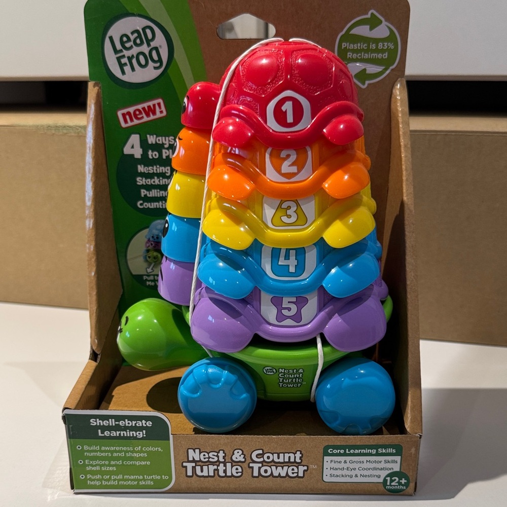 Leap Frog Nest & Count Turtle Tower - Multicolor